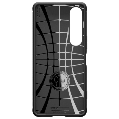 Kuti mbrojtëse Spigen Rugged Armor, për Sony Xperia 1 VII, mat, e zezë