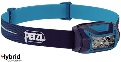 Elektrik koke Petzl Actik Core, i rikarikueshëm, dritë e bardhë dhe e kuqe, blu