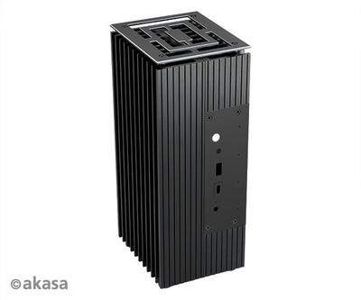 Куќиште Akasa Turing FX, црно