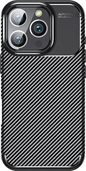 Mbulesë telefoni Beline Carbon Armor për Xiaomi Redmi Note 14 Pro 5G, TPU, e fortë, e zezë
