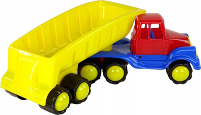 Lodër kamion me rimorkio Hemar Truck With Trailer MIX, 70 cm, shumëngjyrëshe