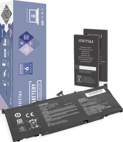 Батерија за лаптоп Asus ROG Strix GL502VM FX502VD B41N1526, 3400mAh 52Wh, 15.2V, црна