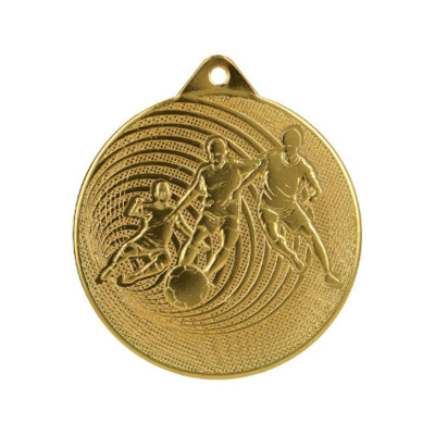 Medalje futbolli Tryumf MMC3070, metal, 70mm, ngjyrë ari