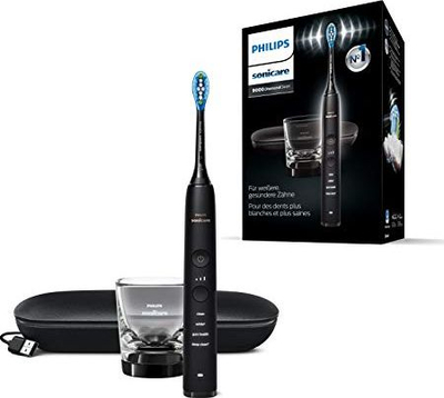 Furçë dhëmbësh elektrike Philips Sonicare DiamondClean 9000 HX9911/09, 4 programe, me sensor presioni, e zezë