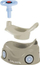 Qenefe fëmijësh Big Grey Potty New Bobby Car, me timon, gri