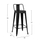 Tabure bar Melita HM8643.22, metal, 43x43x95cm, i zi matte
