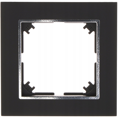 Kornizë dekorative Elektro-Plast FRAME PLATE SANTRA 4171-46, 1 seksion, IP20, e zezë me argjend