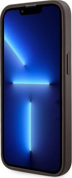 Kapak telefoni Guess GUHMP13LP4RPSW për iPhone 13 / 13 Pro, MagSafe, kafe