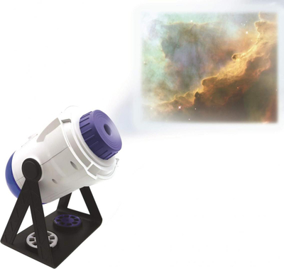 Projektor edukativ për fëmijë Lexibook Planetarium 360°, 24 projeksione, rrotullim 360°, i bardhë