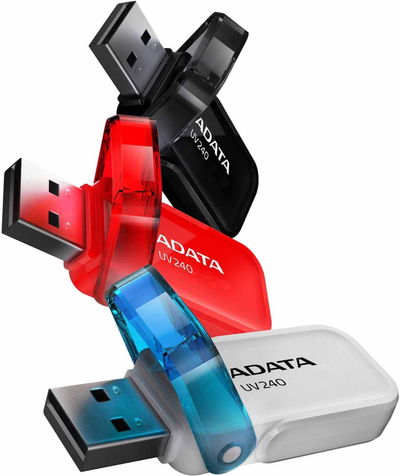 USB ADATA UV240, 32GB, USB 2.0, e bardhë