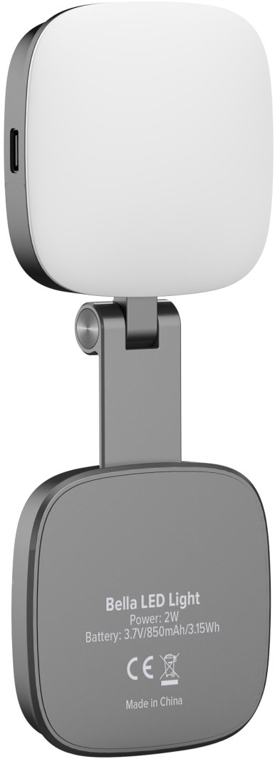 Llambë LED për telefon Newell Bella, magnetike MagSafe, ndriçim i rregullueshëm, e zezë