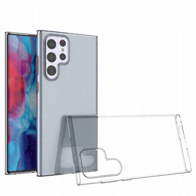 Kapak telefoni Hurtel Ultra Transparent për Samsung Galaxy S22 Ultra, 0.5 mm, i tejdukshëm