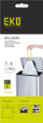 Кеси за ѓубре ЕКО Type B, 9L, 25 парчиња, проѕирни