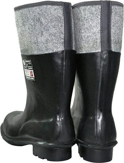 Çizme pune Galmag Felt Rubber 06, madhësia 47, antirrëshqitëse, të zeza