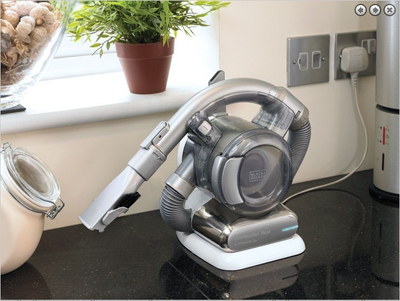 Fshesë dore Black&Decker Dustbuster Flexi PD1820LF, pa kabllo, 18V Li Ion, gri