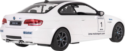 Makina me telekomandë Rastar BMW M3, shkallë 1:14, e bardhë