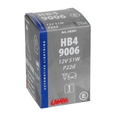 Lampa Hb4 9006 12v 51w P22d  Kuti