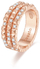 Unazë Rosato RZA01652, bronz, me zirkon, ngjyrë ari roze