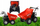 Karrocë motorrike Yato YT-86115, kapacitet 300 kg, motor 196 cm³, e kuqe