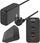 Karikues rrjeti Newell GaN 240W, 3 porta USB C, 1 portë USB A, i zi