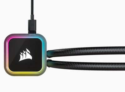 Ftohës procesori CORSAIR iCUE H115i RGB ELITE, 280mm, me ujë, i zi
