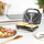 Toaster sanduiçësh Salter Deep Fill, 800W, pllaka 28x15 cm, i zi
