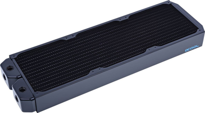 Radiator ftohës Alphacool NexXxoS XT45 420mm, bakër i plotë, për tre ventilatorë 140mm, i zi
