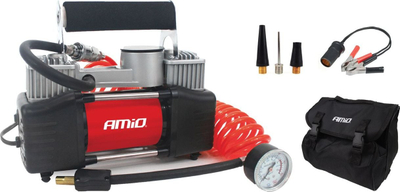 Компресор за воздух AMiO 01136, 150 psi, 12V, сив