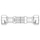 Lidhës fleksibël çeliku, 3/4" femër–femër, 100cm, inox