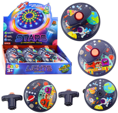 Lodër rrotulluese Jokomisiada Space Disk Ufo, me drita LED, shumëngjyrëshe
