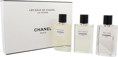 Set Chanel The Waters of Chanel: Paris - Deauville, 30ml + Paris - Venise, 30ml + Paris - Biarritz, 30ml