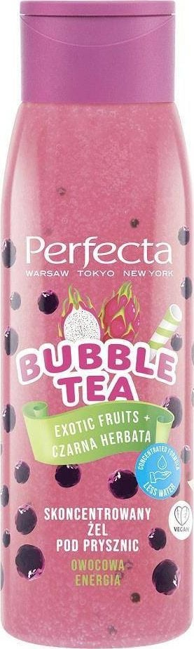 Xhel dushi Perfecta Bubble Tea Exotic Fruits Black Tea, i koncentru, 400ml