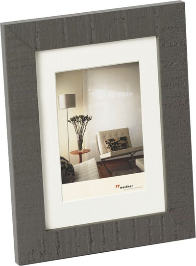 Kornizë për fotografi Walther Home, 10 x 15 cm, e hirtë