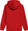 Bluza me kapuç çunash 4F Jr 4FJSS23TSWSM220, pambuk, xhep kangur, e kuqe