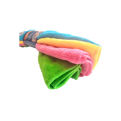 Set leckash mikrofibër Vileda Microactive Cloth Style, 4 copë, shumëngjyrëshe