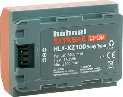 Батерија за камера Hähnel HLX XZ100 Extreme, 2400mAh, заменска за Sony NP FZ100