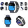 Ora inteligjente Gravity GT15-4, 2.04", me Bluetooth për thirrje, me rrip silikoni blu