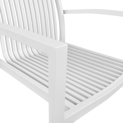 Karrige aluminum BRONCA HM5130.01 54,2x59x83,5 cm, e bardhë