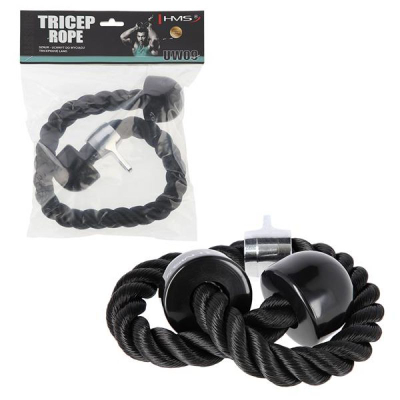 Litar tricepsi HMS UW09, najlon me kapëse gome, i zi