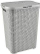 Shportë rrobash Curver Natural Style 60L, plastike, gri e çelët