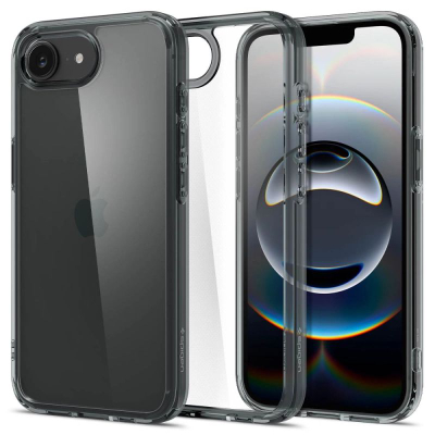 Mbrojtëse telefoni Spigen Ultra Hybrid, për iPhone 16e, transparente
