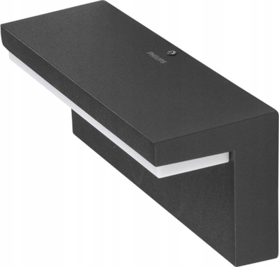 Dritë murale jashtë Philips Bustan, LED 2x4.5W, 1000 lm, antracit