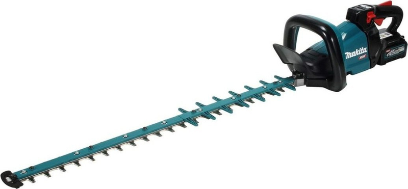 Gërshërë gardhi Makita XGT 40V, 750mm, 2x2.5Ah, blu