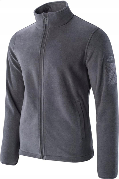 Bluzë fleece Magnum Essential, poliestër, për meshkuj, gri