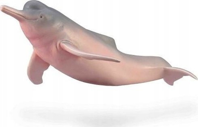 Figurë lodër Collecta delfin lumi Amazon, 15 cm, plastike, gri