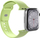 Rrip dore PURO ICON për Apple Watch 4 5 6 7 SE Ultra, 44 45 49mm, silikon, jeshile matcha