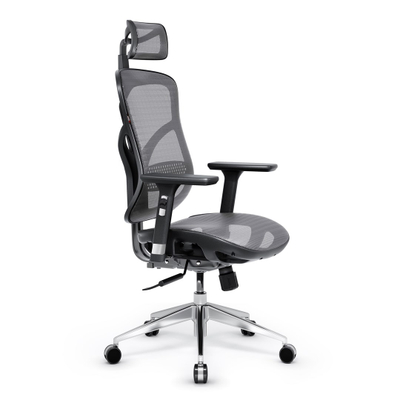 Karrige ergonomike Diablo V-Basic, rrjetë V-Mesh, e zezë gri