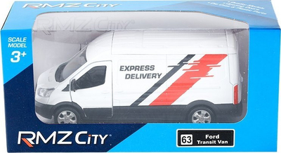 Maket metalik Ford Transit Van 2018, shkallë 1:32, i bardhë