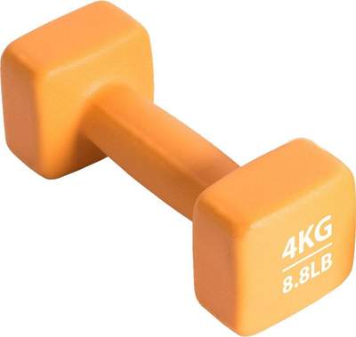Hantel neopreni Pure 2 Improve, 4 kg, njëcopësh, i zi