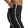 Leggings Under Armour Meridian Piped Ankle, për femra, masa M, të zeza me të bardha
